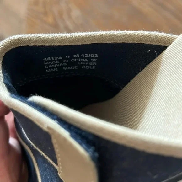 Clarks Women’s Sandals Slides Blue Tan Canvas Hook Loop Closure Size 9M - Picture 6 of 6